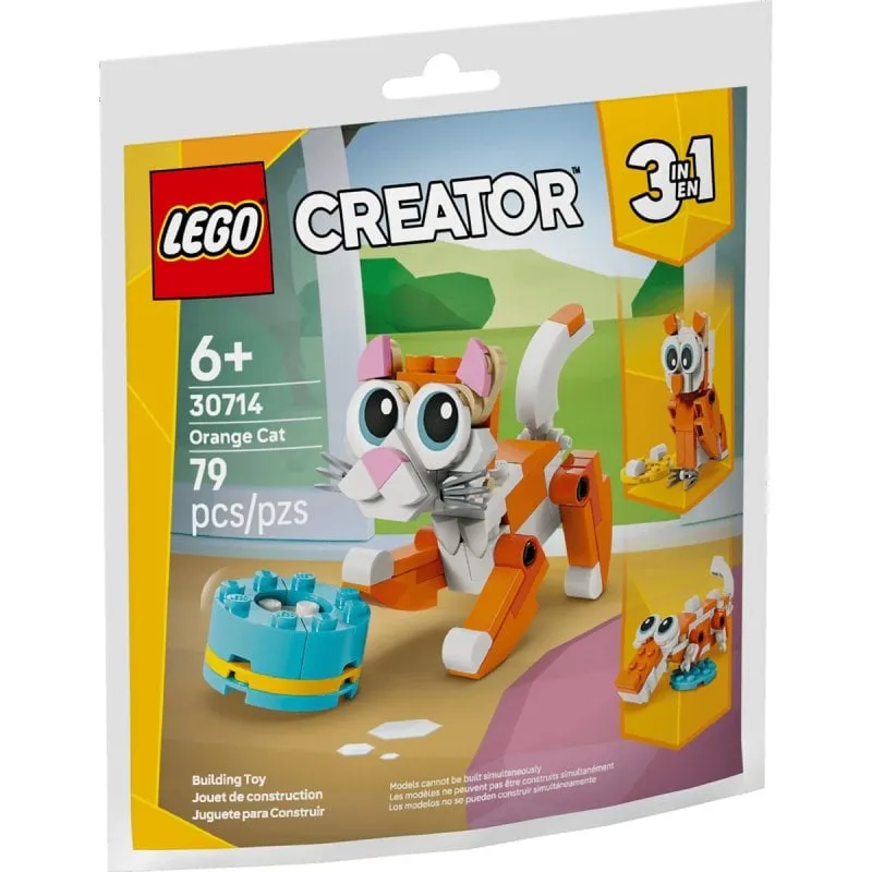 LEGO Creator 3 in 1 Chat Orange 30714 1 pezzo