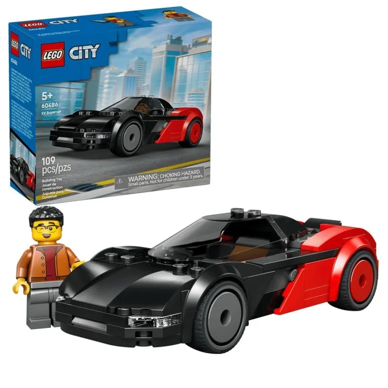 LEGO City Supercar Électrique 60486 109 pezzi