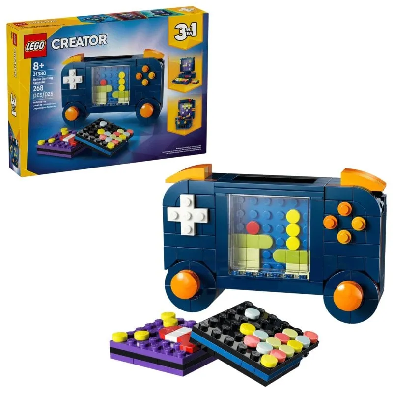 LEGO Creator Console De Jeux Rétro 31380 3 modelli 3 in 1
