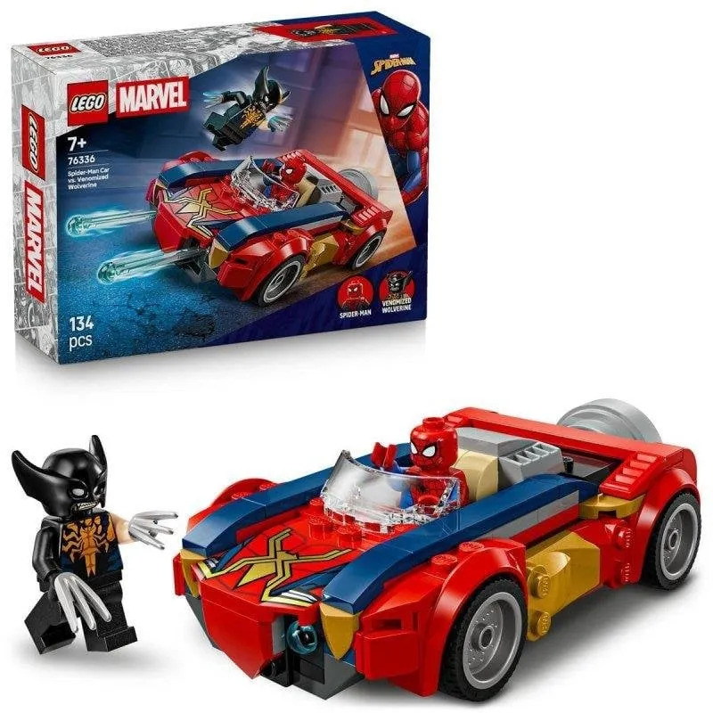 Set costruzioni LEGO 76336 Marvel Spider-Man vs. Wolverine Venomizzato 134 pezzi