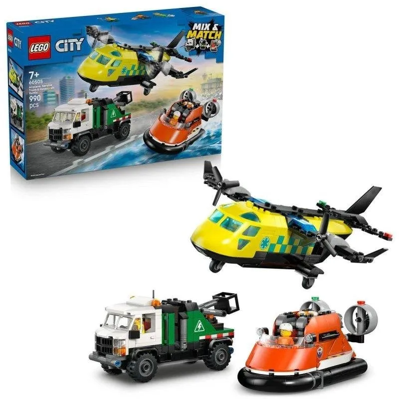 Set costruzioni LEGO 60505 City Remix Veicoli Emergenza modulari 990 pezzi