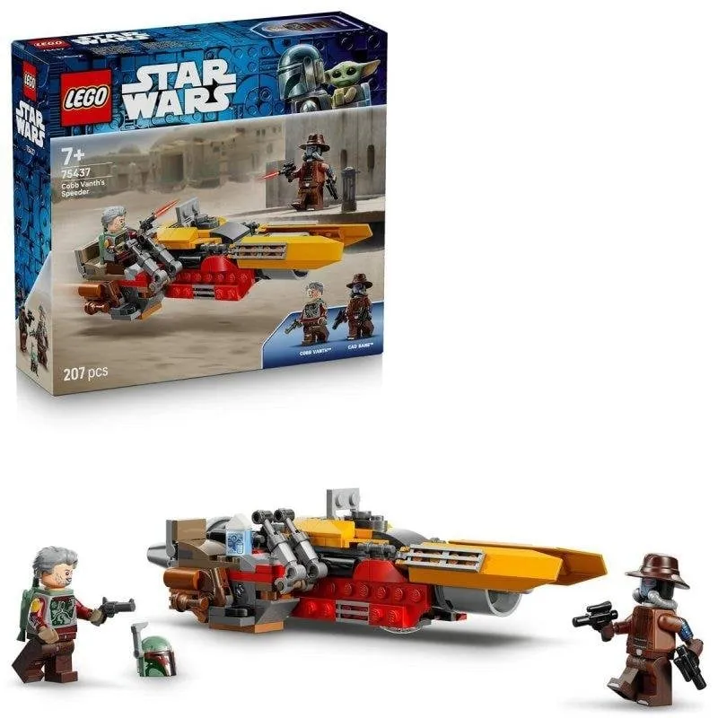 Set costruzioni LEGO 75437 Star Wars Speeder Cobb Vanth con minifigure e accessori