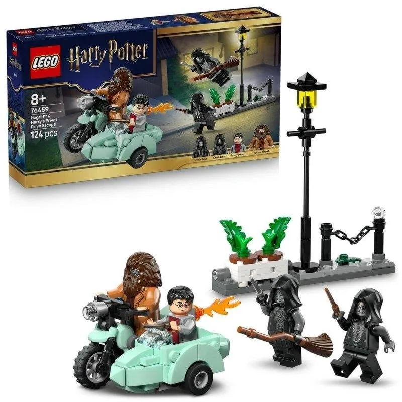 Set costruzione LEGO 76459 Harry Potter Hagrid e Harry 4 minifigure
