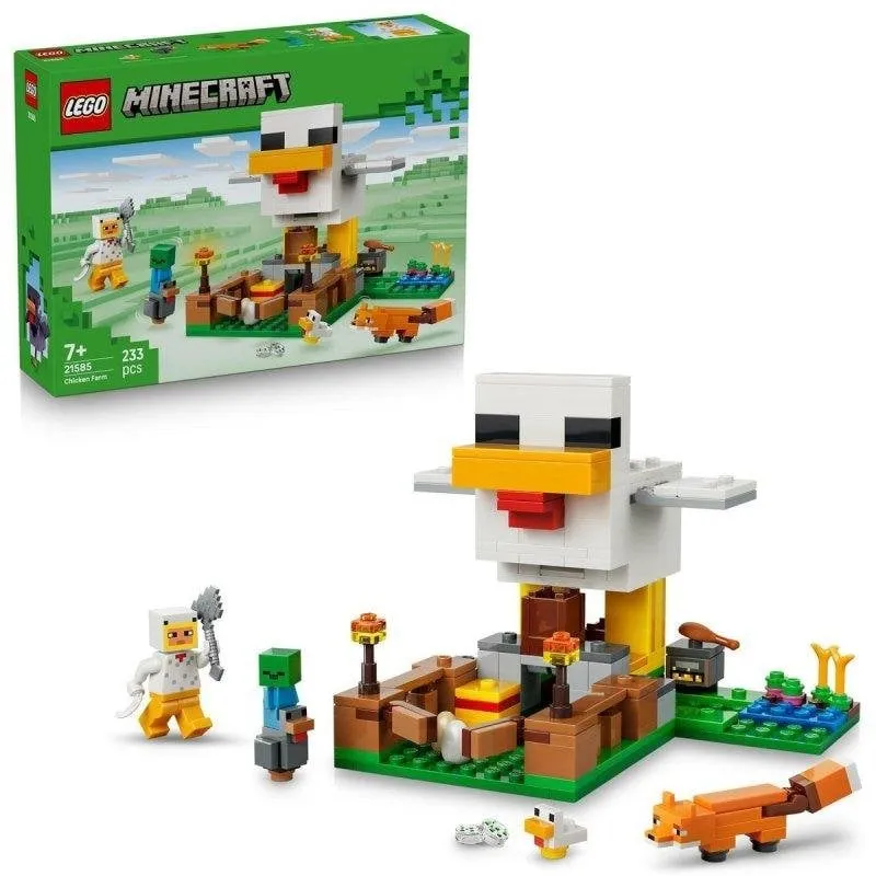 Set costruzione LEGO 21585 Minecraft La Fattoria delle Galline con accessori