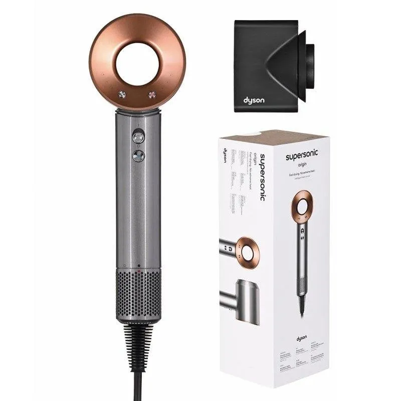 Phon Ionico Dyson Supersonic Origin 1600W 4 Temperature 3 Velocità Motore Digitale Rame/Nickel
