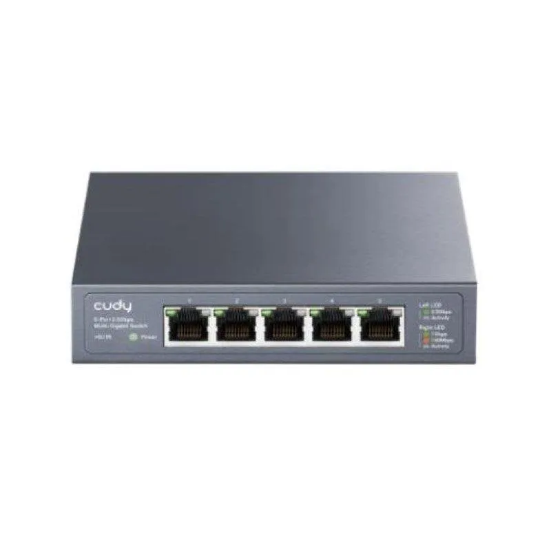 Switch CUDY HS105 2.5G 5 Porte Metallo Alta Velocità