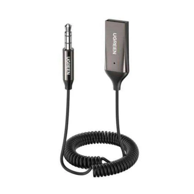 Adattatore audio Ugreen 70601 Bluetooth 5.3 USB 3.5mm Nero Metallico