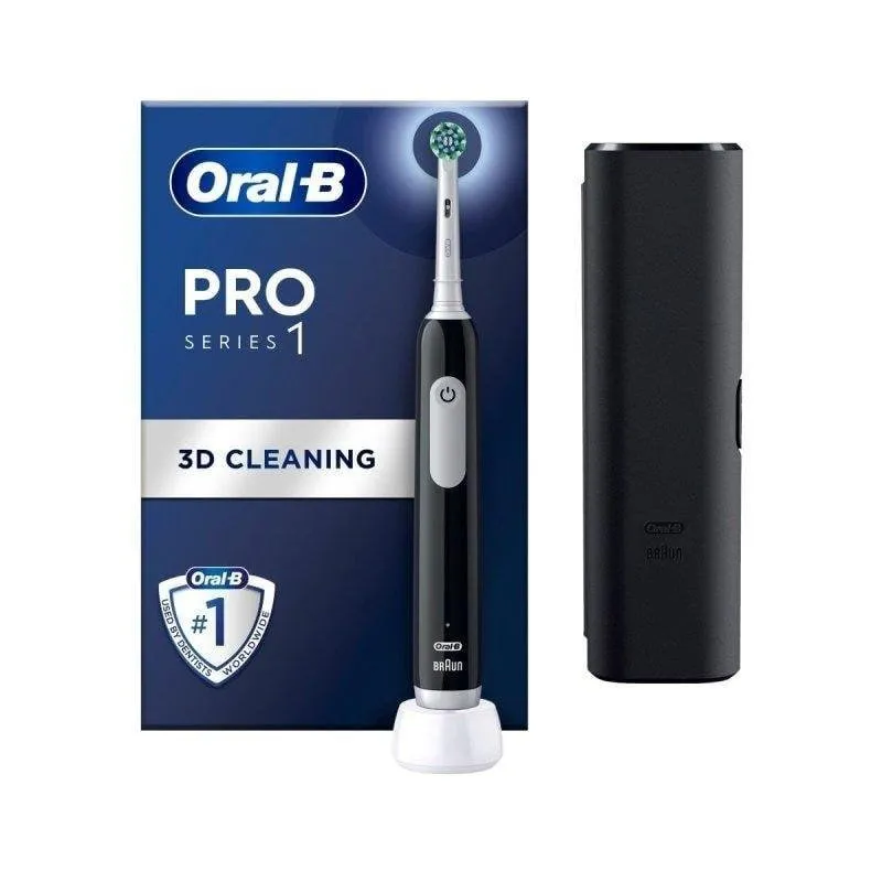 Spazzolino Elettrico Oscillante Oral-B Pro 1 Cross Action 3 Modalità Sensore Pressione Custodia