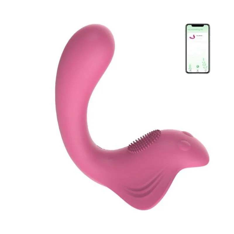 Vibratore Do You Erotic ApIBYA707W006APP doppia stimolazione app silicone IPX7