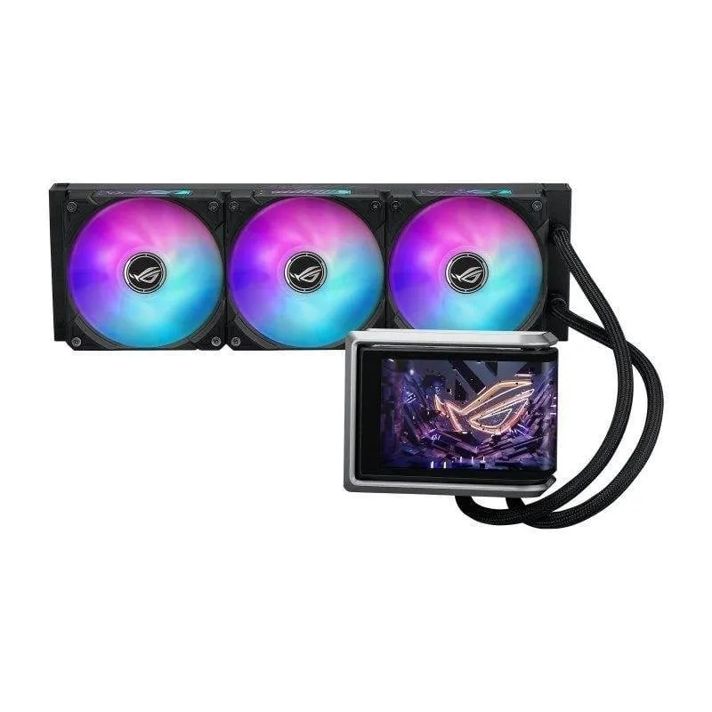 Refrigeración Líquida Asus ROG Ryuo IV 360mm 3 Ventilatori ARGB Schermo AMOLED