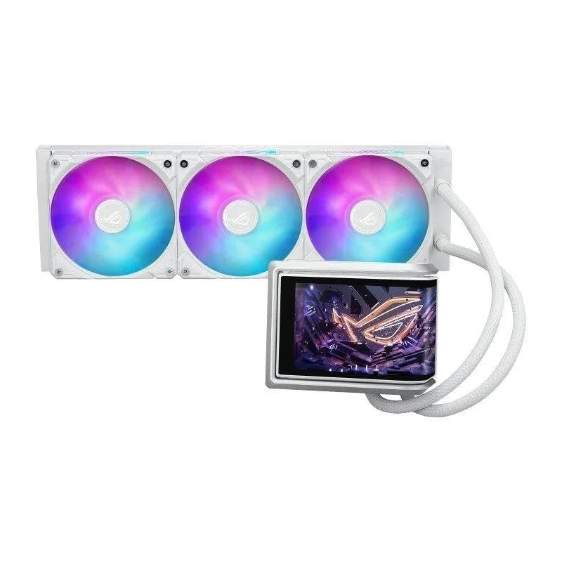 Raffreddamento a liquido Asus ROG Ryuo IV 360mm Schermo AMOLED 3 Ventole ARGB Compatibile Intel AMD