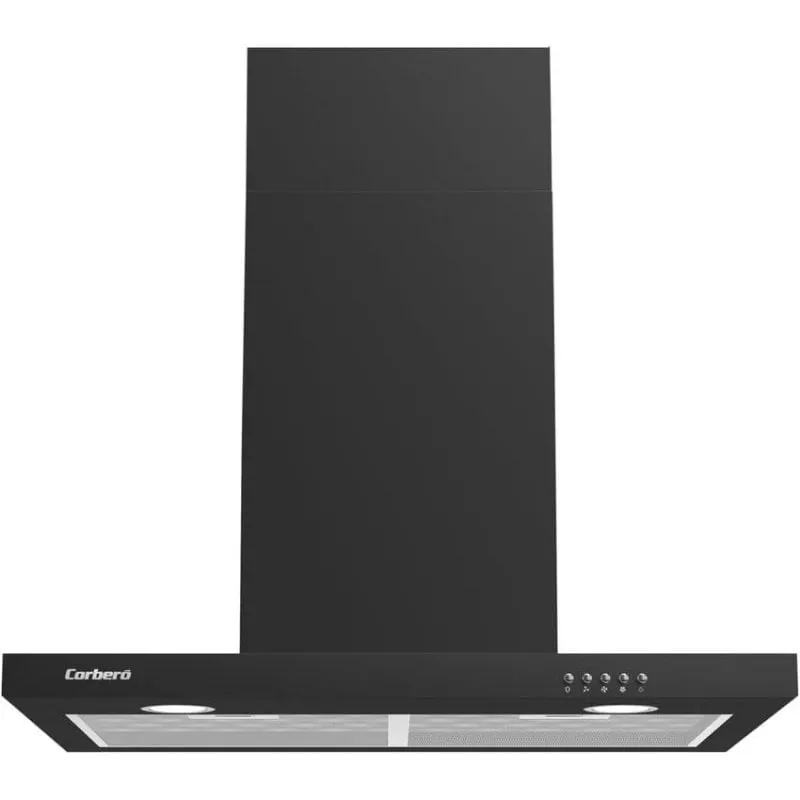 Campana extractora Corberó VOSTOK760B Canalizzato/Recircolo 70cm LED nero