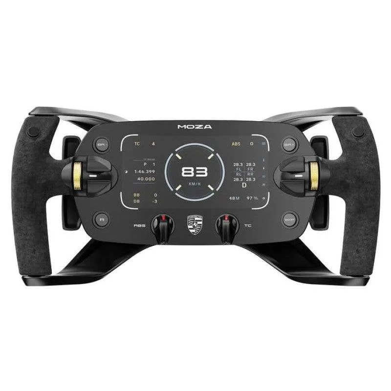 Volante Sim Racing Moza Porsche Mission R OLED 5,4'' Alluminio RGB