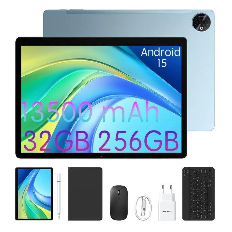 Tablet Doogee Tab E3 Max Vip 14" 256GB 4G 13500mAh Android 15 Blu