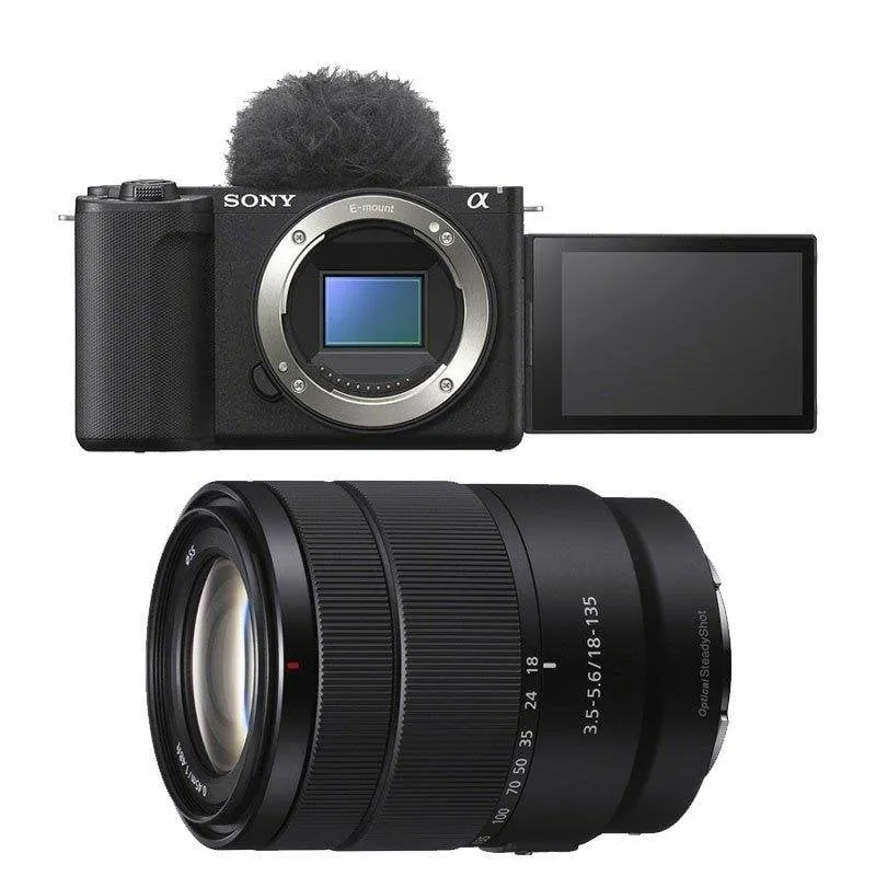 Fotocamera Mirrorless Sony Alpha ZV-E10 II 26MP 4K 18-135mm WiFi Bluetooth