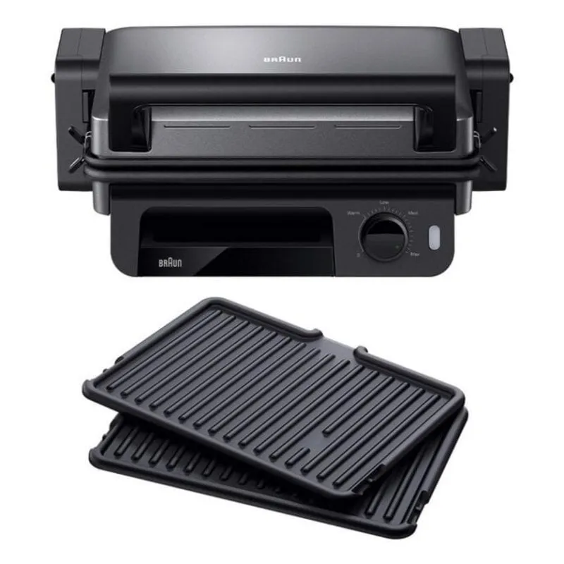 Griglia elettrica Braun MultiGrill 5 piastre rimovibili 2000 W antiaderente