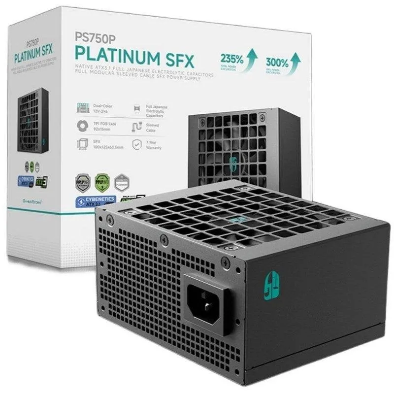 Fonte di Alimentazione Gamer Storm PS850P 850W Platinum modulare SFX