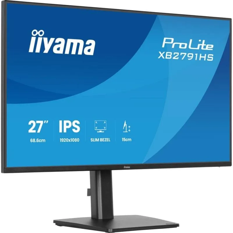 Monitor PC iiyama ProLite XB2791HS-B1 27" FullHD 120Hz IPS 1ms Altezza Regolabile