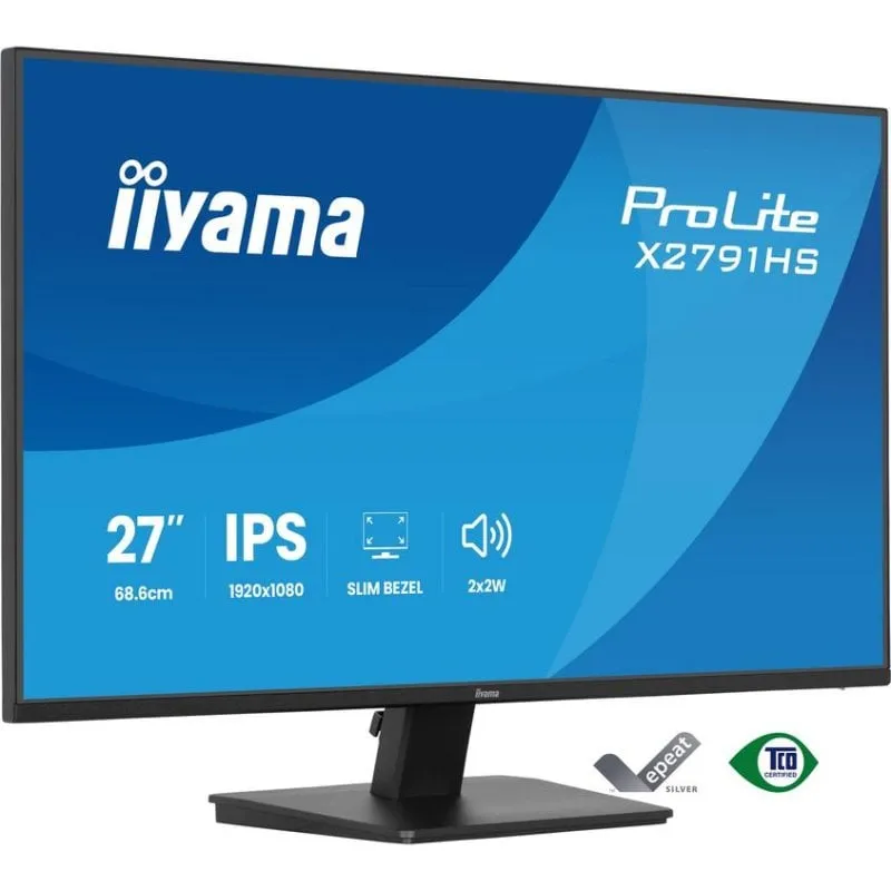 Monitor PC iiyama ProLite X2791HS-B1 27" FullHD 120Hz IPS 1ms Altoparlanti VESA