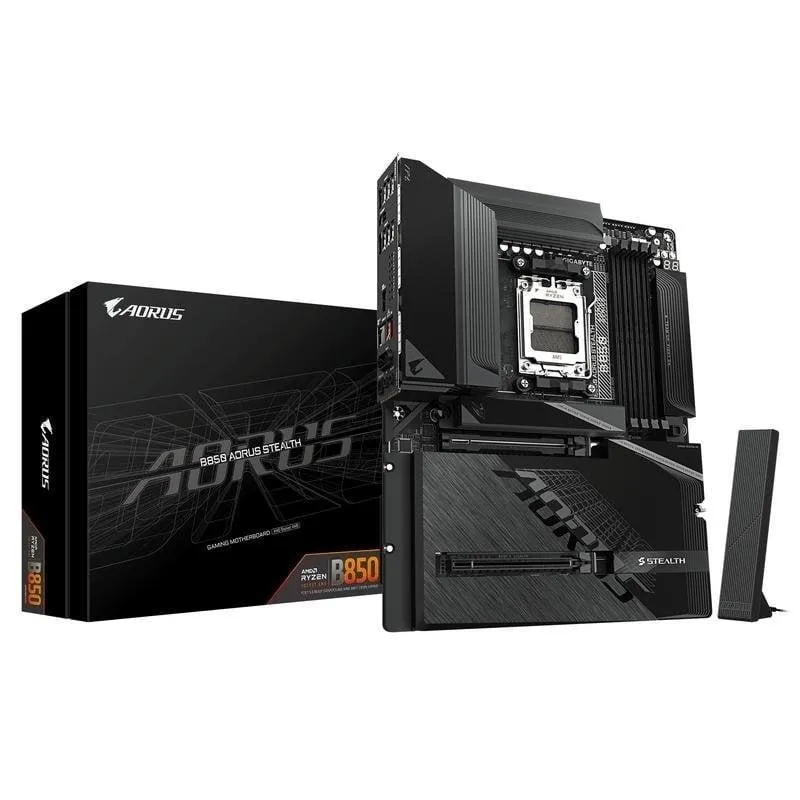 Schede Madri Gigabyte B850 AORUS STEALTH AMD B850 AM5 DDR5 ATX WiFi 7 5GbE