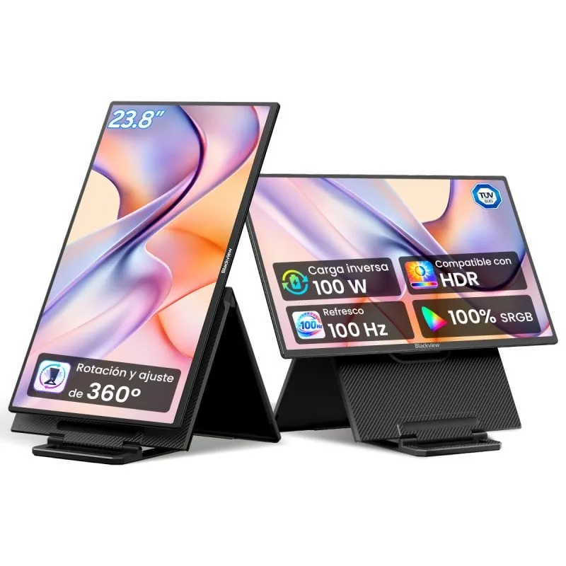 Monitor PC Blackview Table 10 23,8" FullHD 100Hz IPS Altoparlante BOX USB-C HDR
