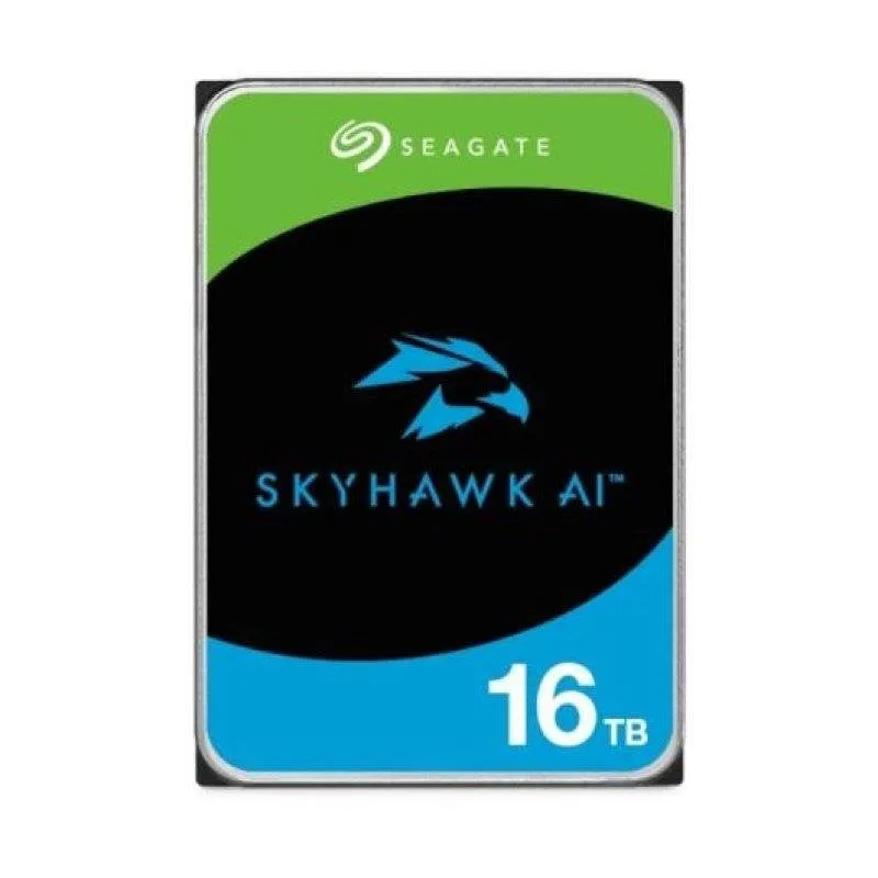 Disco Duro Seagate SkyHawk AI ST16000VE004 16TB HDD 7200rpm SATA3 Helio IA
