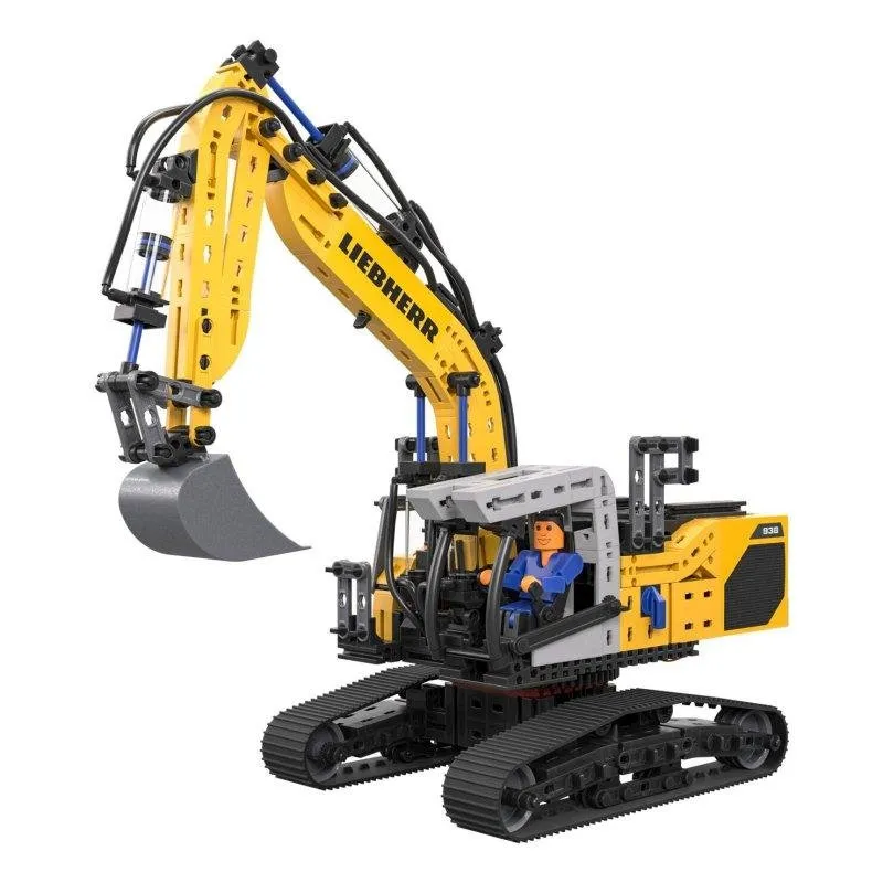 Fischertechnik STEM Construction Liebherr R 938 Pneumatic Excavator 576450 689 pezzi