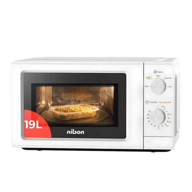 Microonde Nilson NMW2701 19 Litri 700W Manuale Cavità Smaltata LED