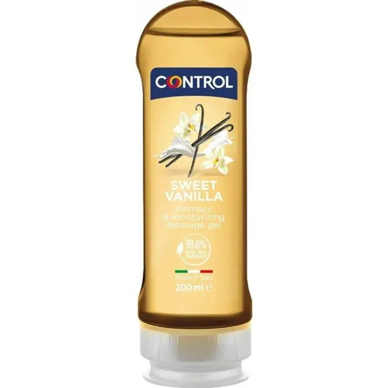 Gel massaggio Control Sweet Vanilla 200 ml effetto caldo aroma vaniglia