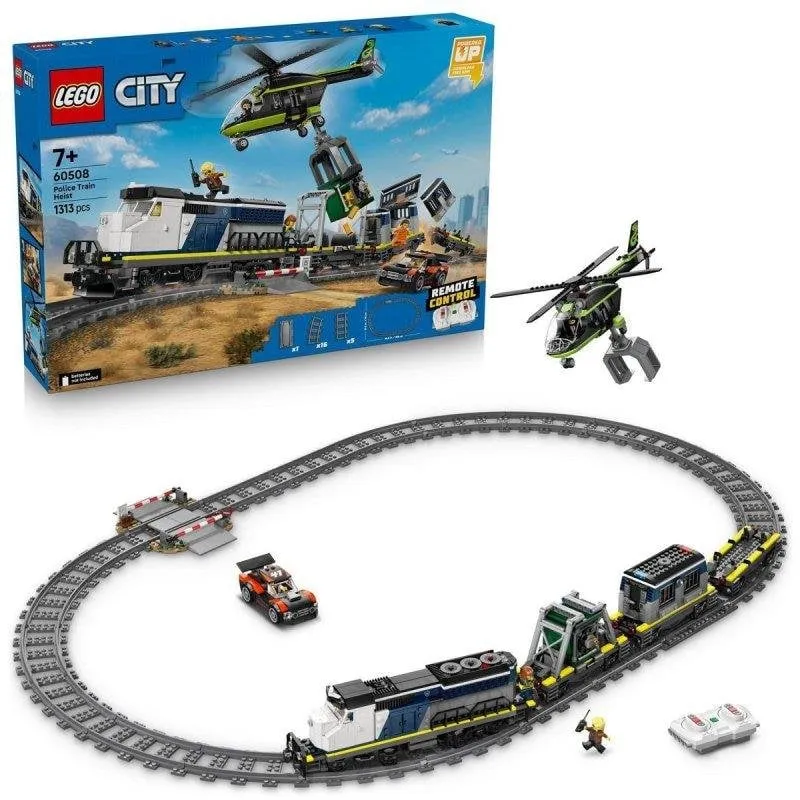 LEGO City Trains Asalto Al Tren Di Polizia 60508 1313 pezzi