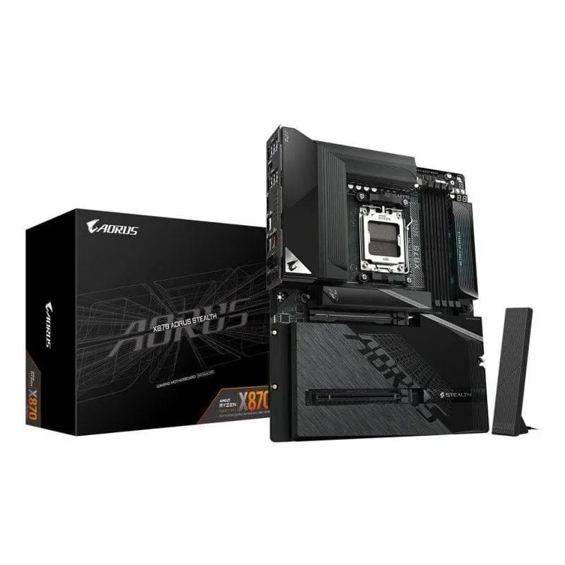 Schede Madri Gigabyte X870 AORUS STEALTH AMD X870 AM5 DDR5 ATX WiFi 7 USB4 5GbE