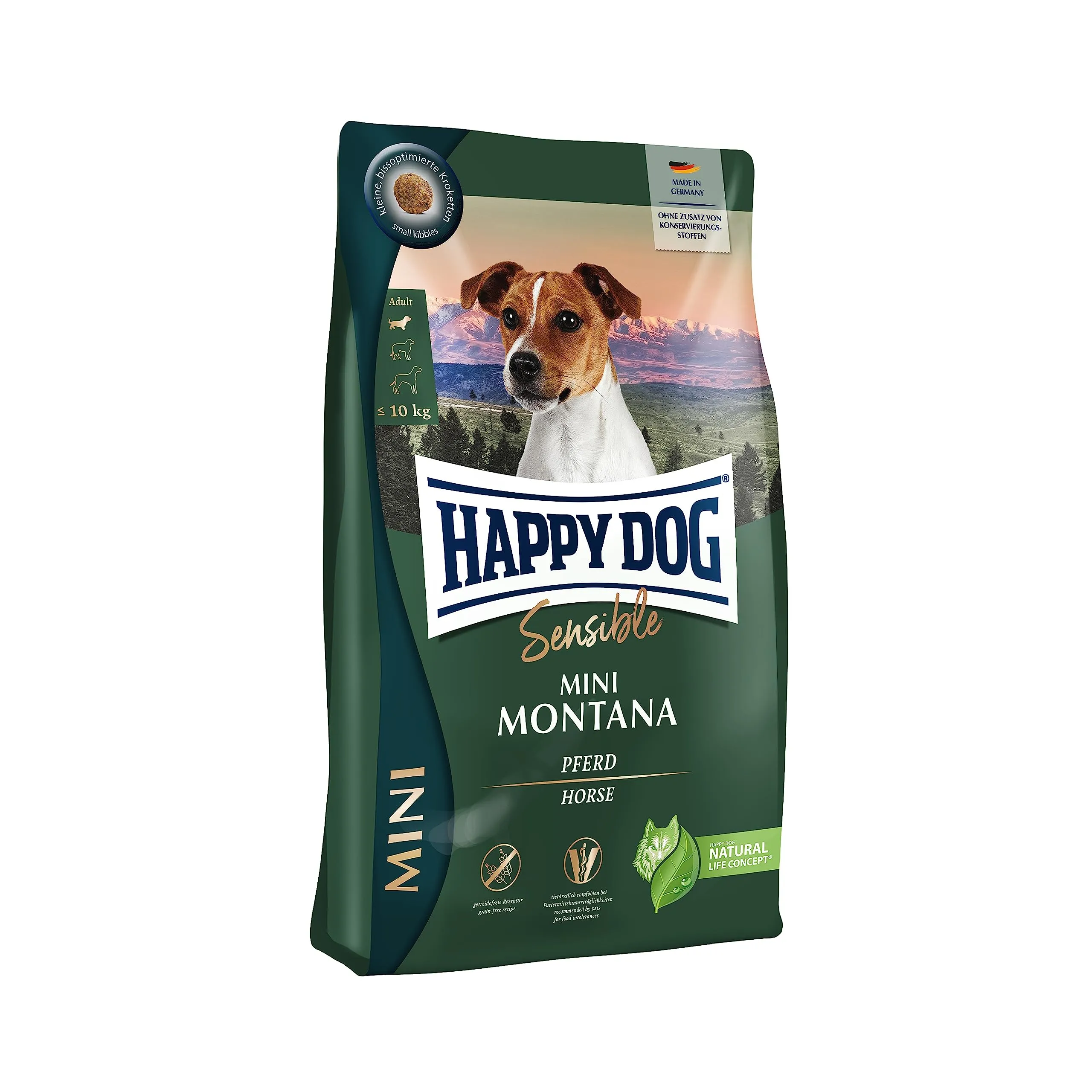 Happy Dog Sensible Mini Montana Cavallo, 800 g