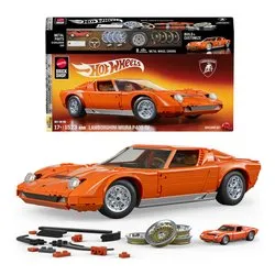 Lamborghini Miura P400 '71 SV 1:12 ( 1523 pz ) BRICK SHOP HOT WHEELS PREMIUM 17a+ JHF61