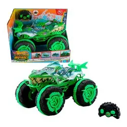 Radiocomando Great Bite 2,4 GHz scala 1:15 HOT WHEELS MONSTER TRUCKS Verde JMM76