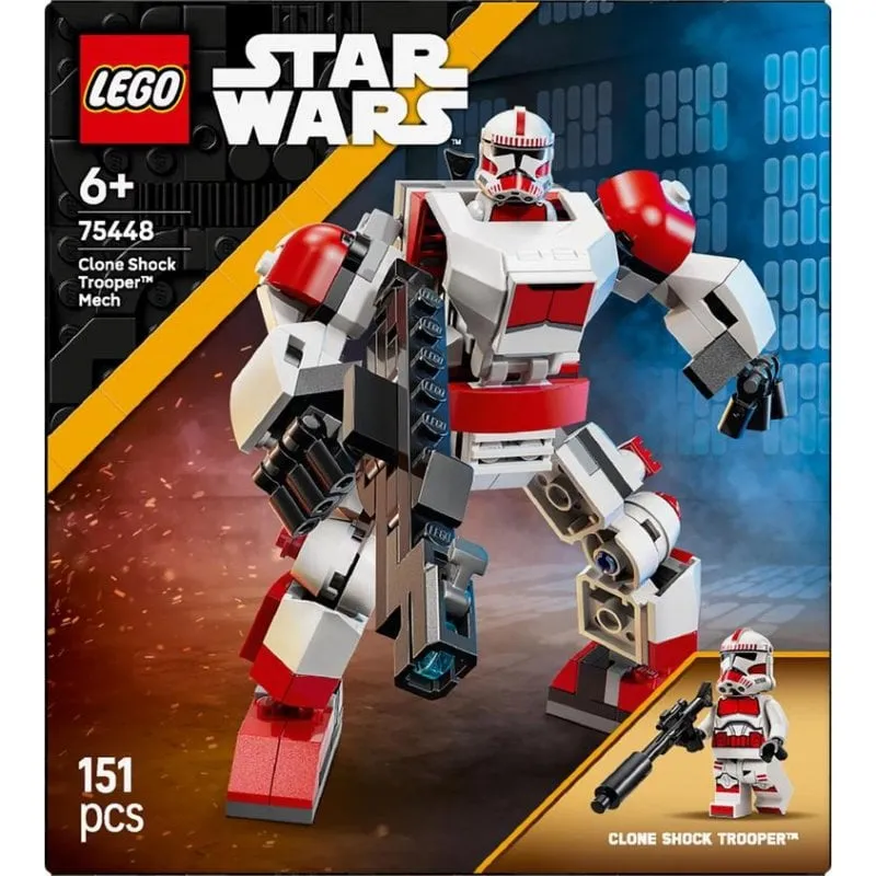 LEGO Star Wars Mech Soldato Clone Shocktrooper 75448 151 pezzi