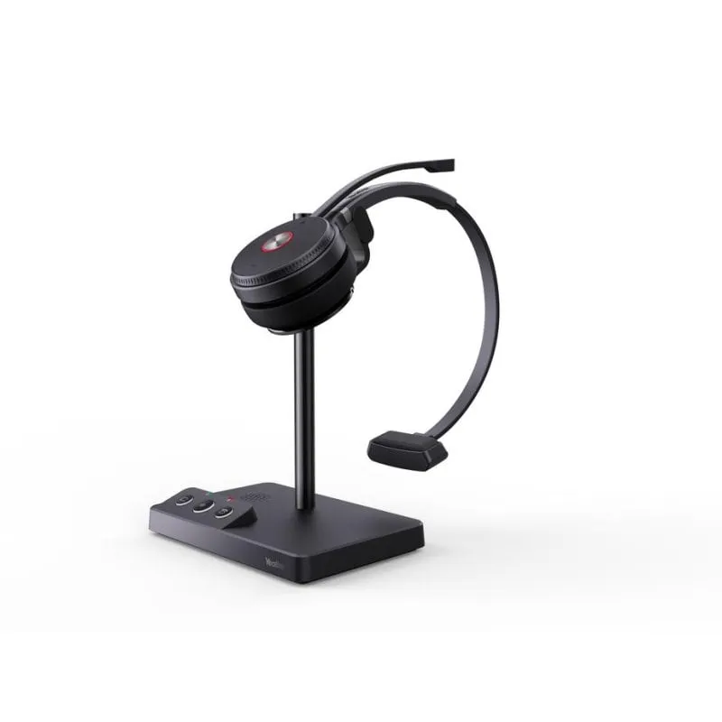 Auricolari Yealink WH62 Mono UC wireless USB con Cancellazione Rumore per ufficio neri