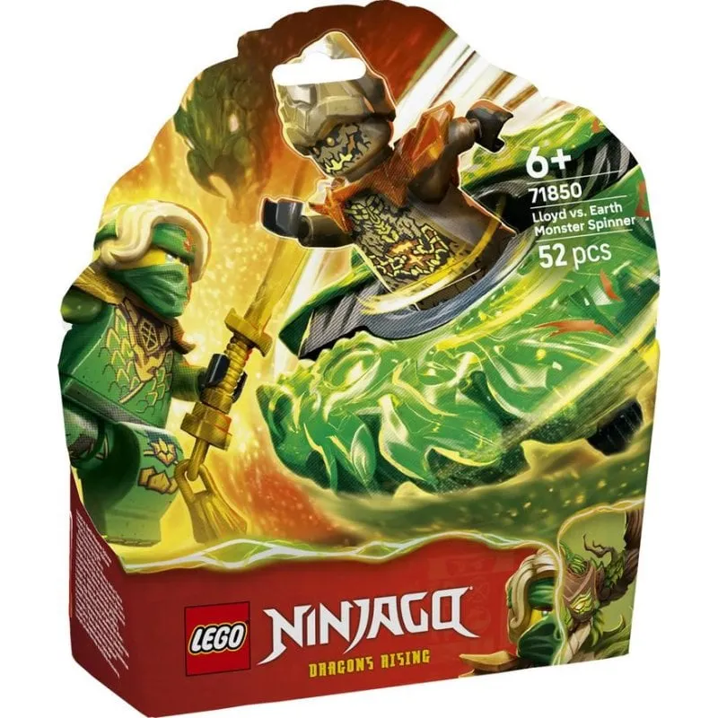 LEGO Ninjago Lloyd vs. Elemental Monstruo Spinner 71850 52 pezzi