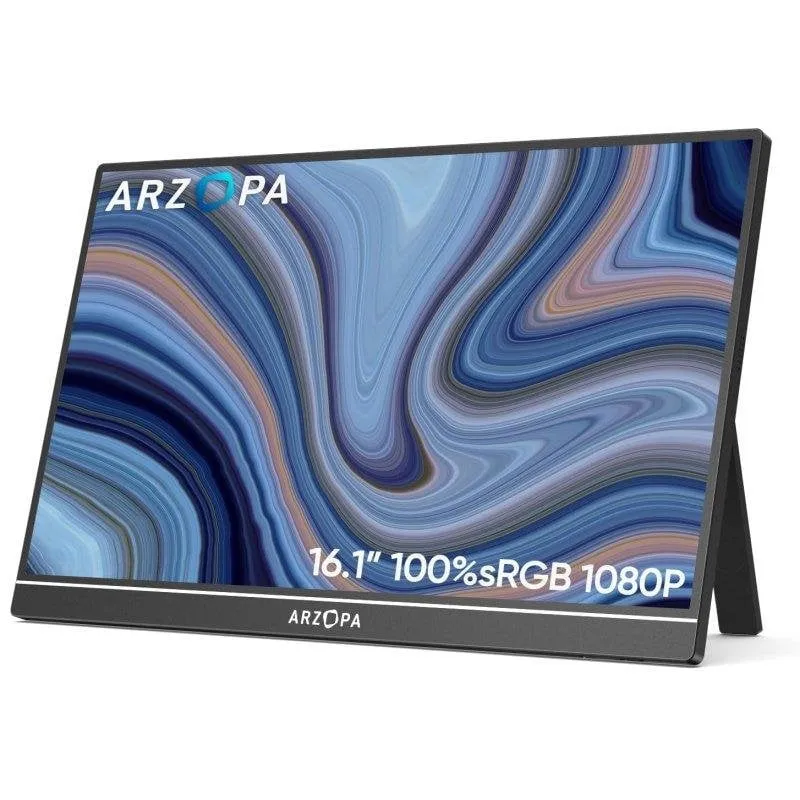Monitor PC Arzopa Z1C 16.1" Full HD IPS 100% sRGB USB-C 60Hz 25ms