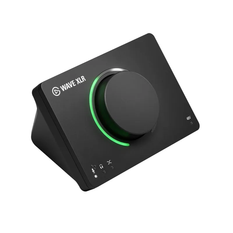Microfono Elgato Wave XLR MK.2 USB con mixer DSP e feedback LED