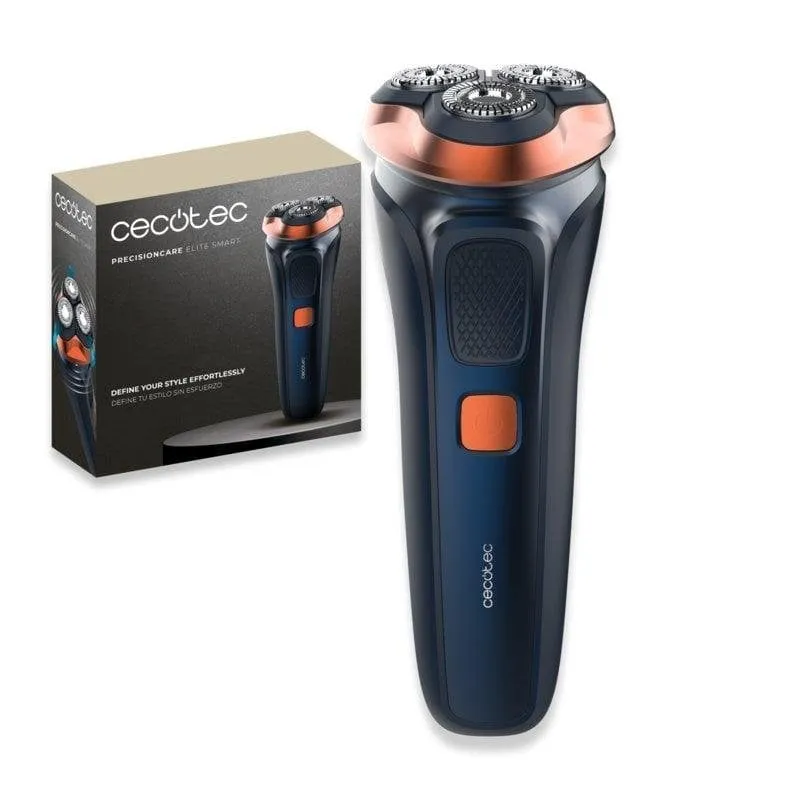 Rasoio Elettrico Viso Honey Whale PrecisionCare Elite Smart Senza Filo 90min Impermeabile 3 Testine LED