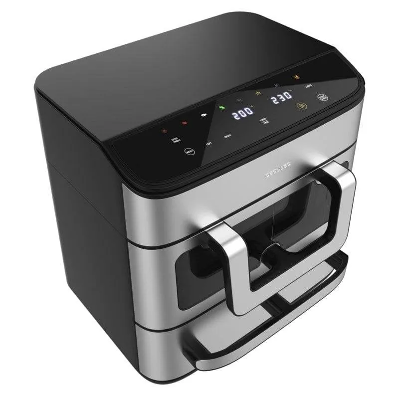 Friggitrice ad Aria Cecotec Cecofry FoodCourt 18000 Finestra 18 L 2700 W Pietra pizza