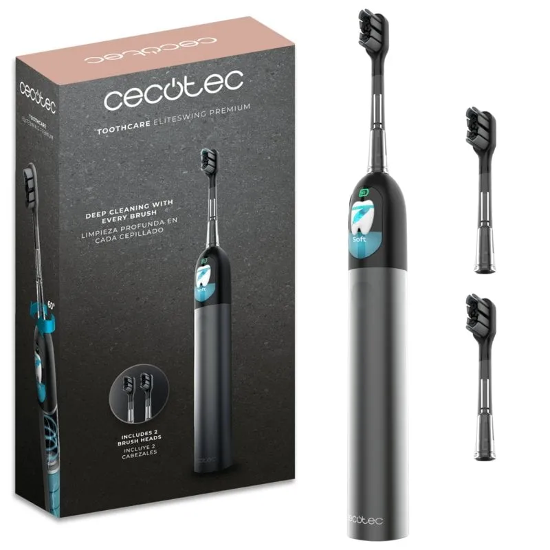 Spazzolino ToothCare EliteSwing Premium oscillazione 60° display autonomia 30 giorni