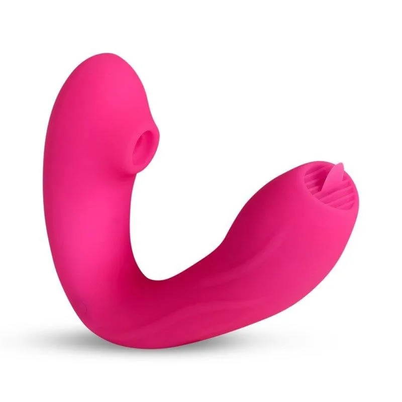 Vibratore Clitorideo Hugbox Rosa Riscaldamento 20 Programmi Waterproof