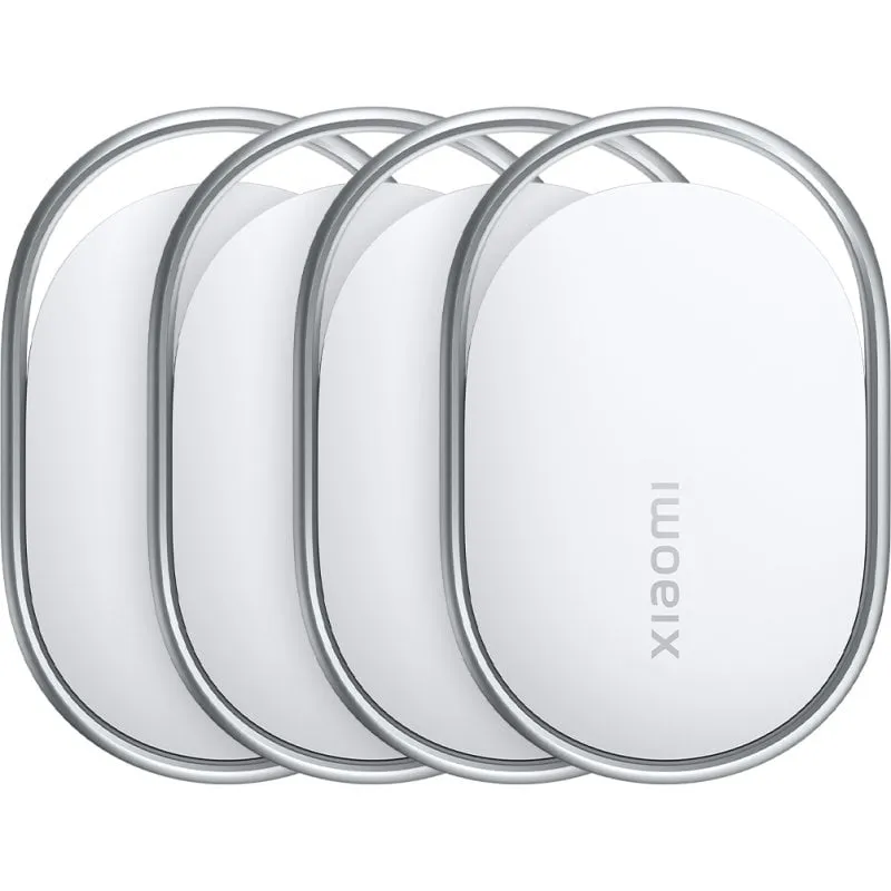 Xiaomi Tag Bluetooth 5.4 NFC IP67 Tracker a lunga durata della batteria (confezione da 4) Bianco