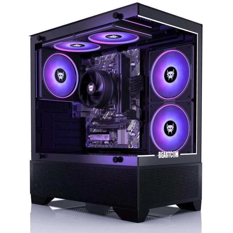 PC fisso BEASTCOM Q3 AMD Ryzen 5 3400G 16GB 512GB SSD Vega 11 Windows 11 Pro WiFi