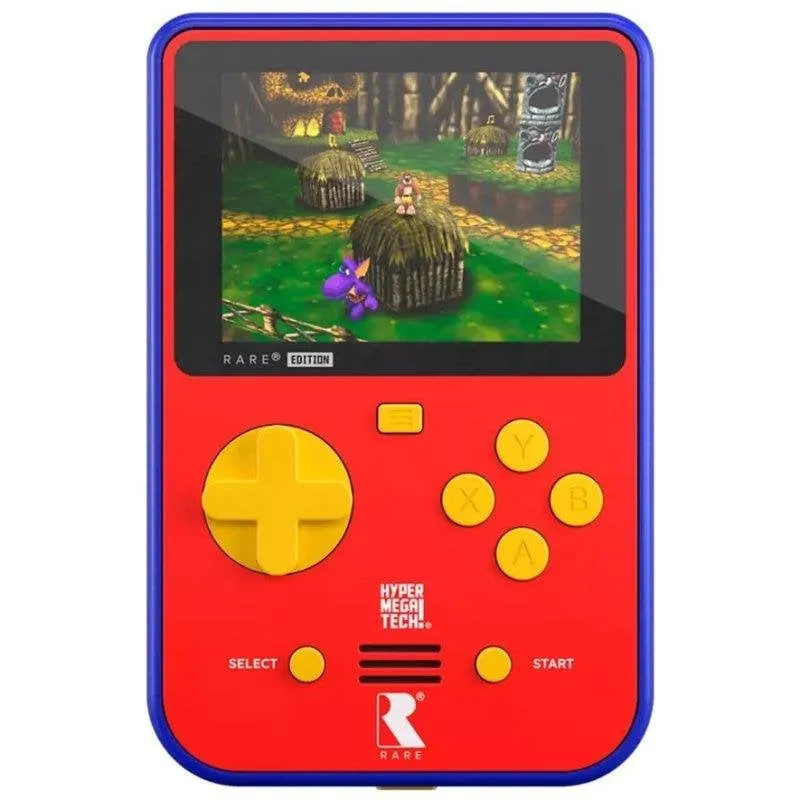 Evercade HyperMegaTech Rare Super Pocket Retrò Processore Custom 14 Giochi Preinstallati Viola