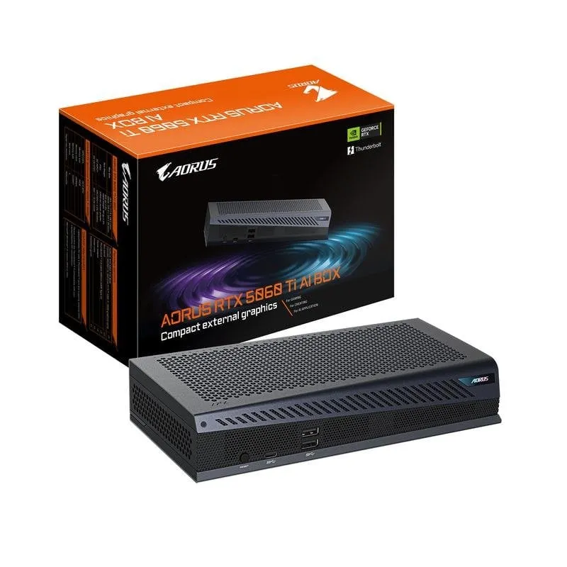 Scheda Grafica Gigabyte AORUS RTX 5060 Ti AI BOX 16GB GDDR7 Reflex 2 RTX AI DLSS4