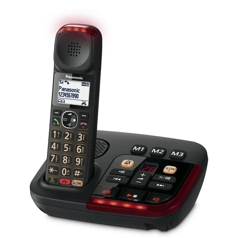 Telefono Panasonic KX-TGM420EXB DECT Wireless Volume Alto e Segreteria