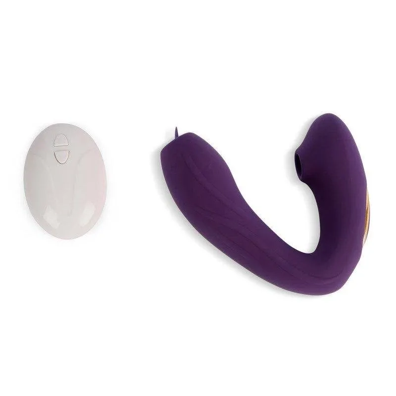 Vibratore Hugbox Clitoride Punto G Riscaldamento 20 Programmi Waterproof Viola