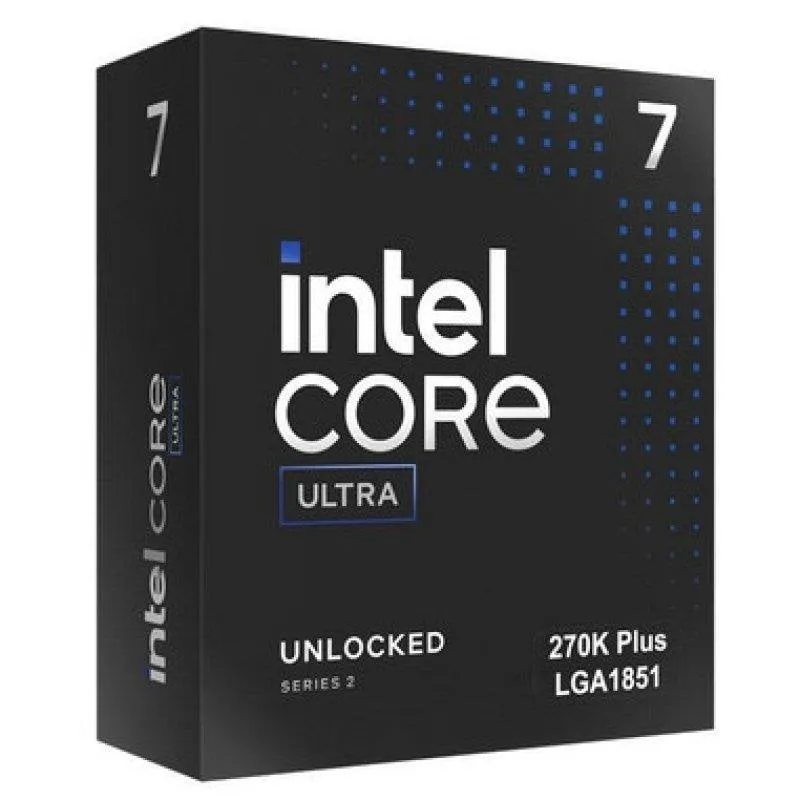 Processore Intel Core Ultra 7 270K Plus 24 Nuclei 3,9 GHz 5,5 GHz PCIe 5.0 DDR5